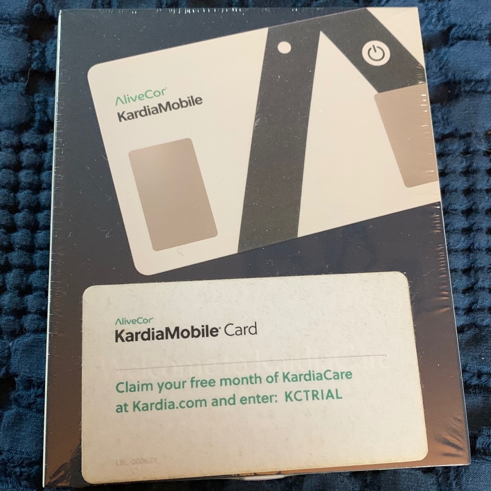 NIB! KardiaMobile Portable EKG for Personal Use!